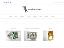 Tablet Screenshot of monicaszwaja.com.au